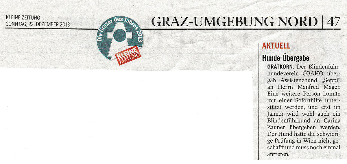 ZEITUNGSBERICHTE