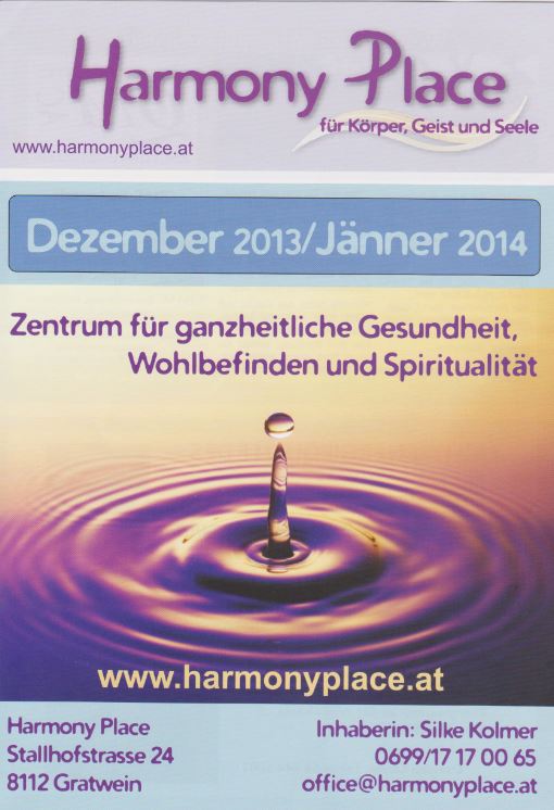 Weihnachtslesung organisiert von Frau Silke Kolmer Inhaberin von Harmony Place